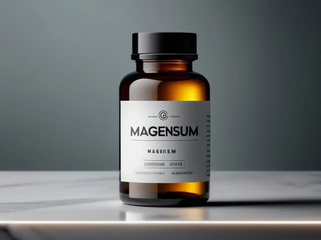 Suplemento de Magnesio de Alta Calidad en Botella de Vidrio