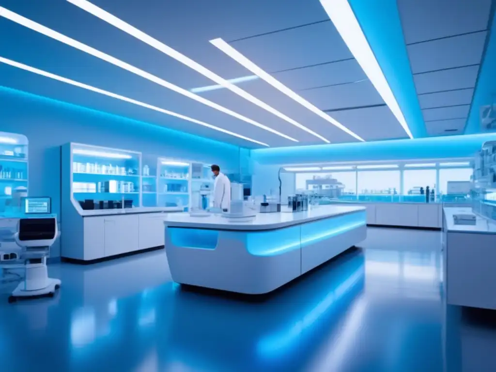 Avanzado laboratorio médico para prolongar vida humana
