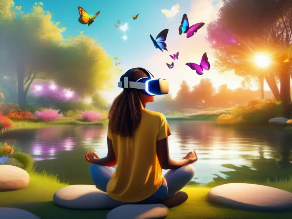 Realidad virtual: Bienestar entre mariposas y naturaleza